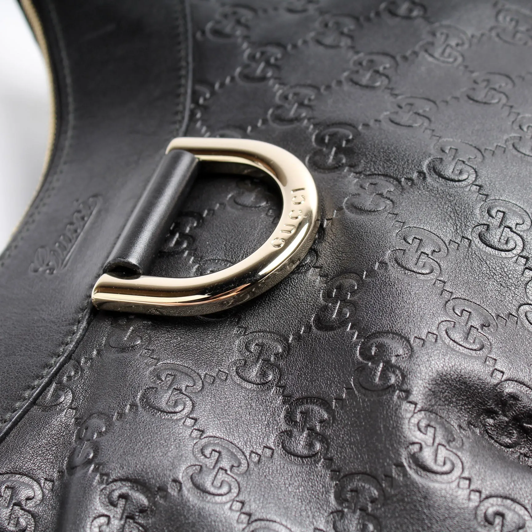 189833 Gucciscima D Ring Hobo