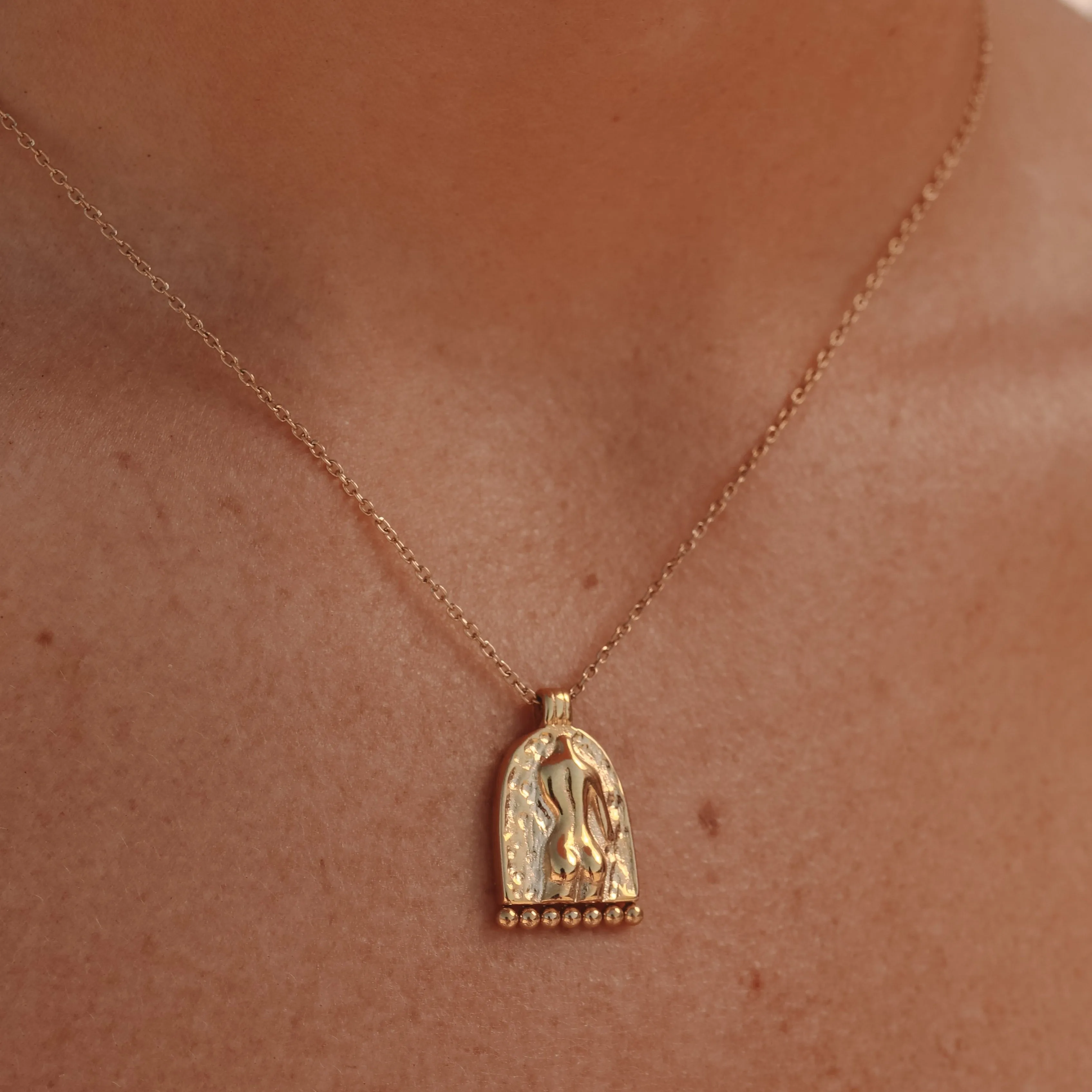 Amelia - 14ct Gold or Silver Plated Stainless Steel Necklace