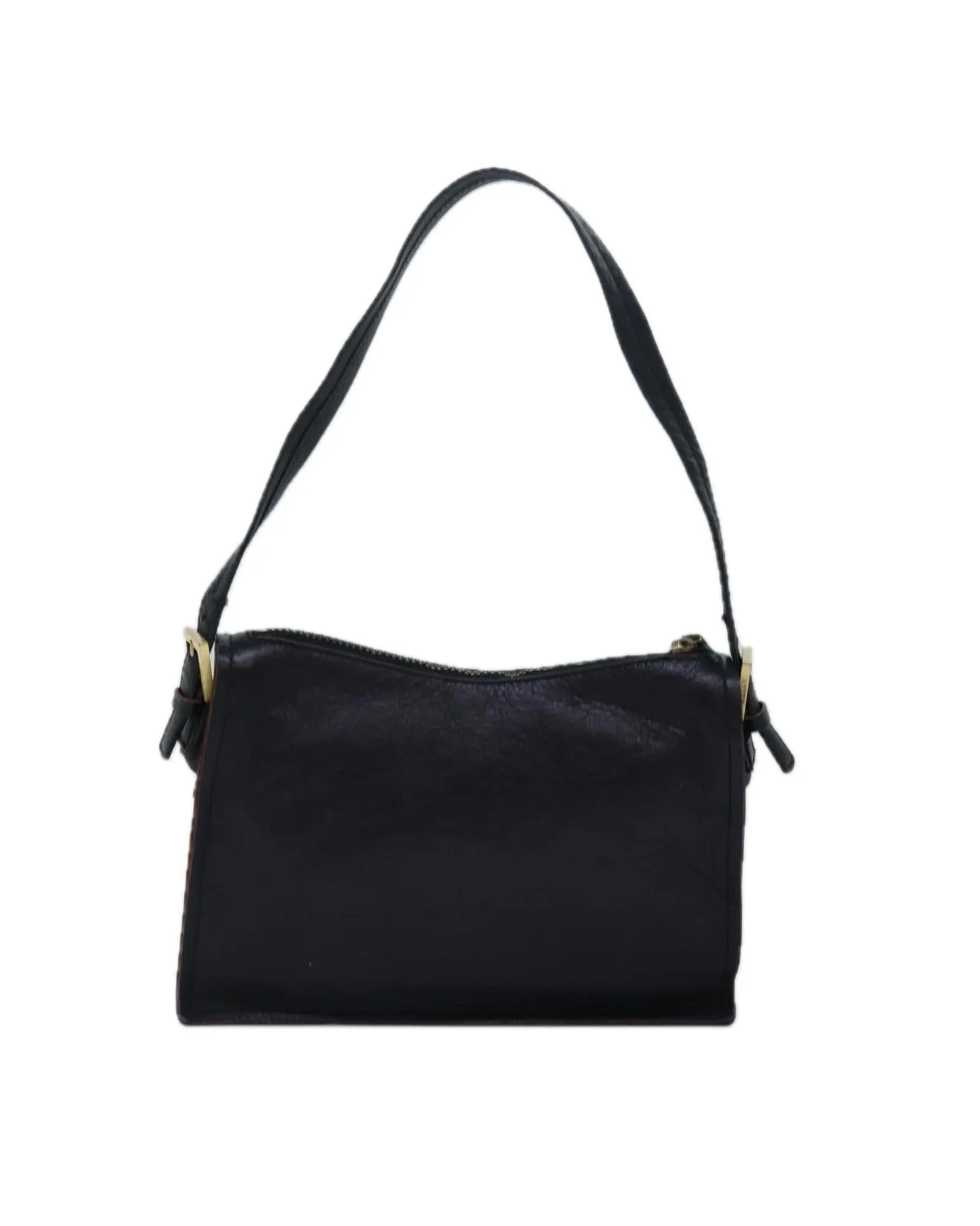 BALLY Black Leather Shoulder Bag