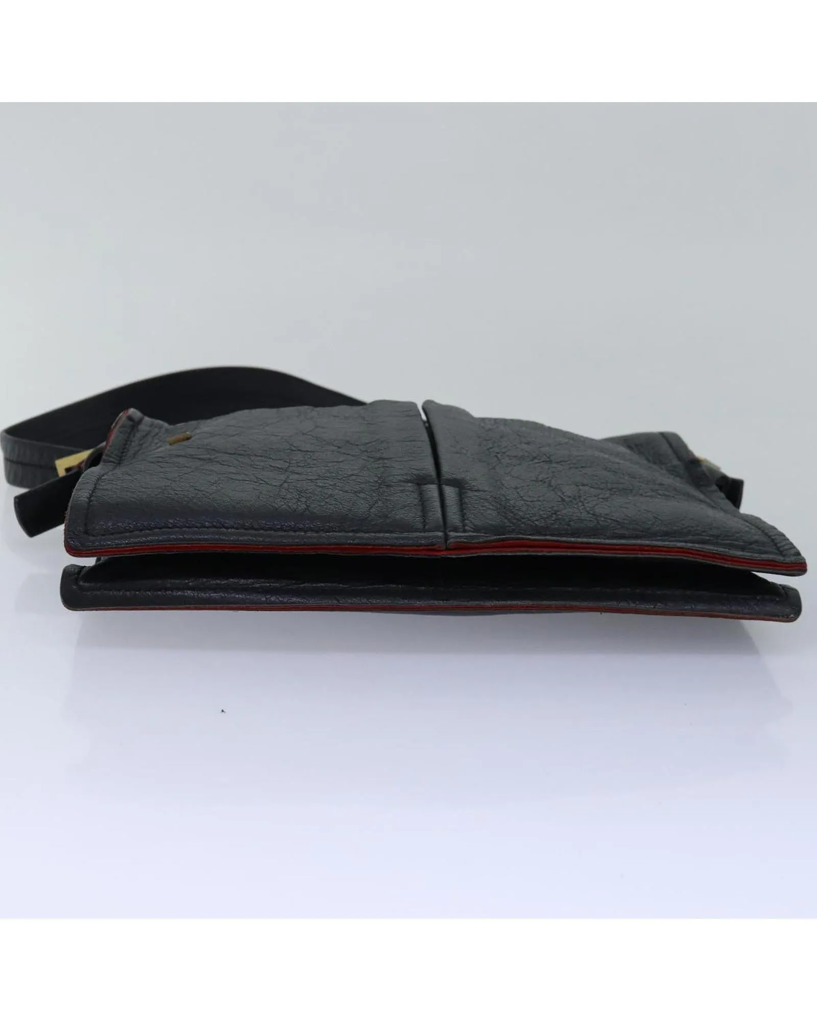 BALLY Black Leather Shoulder Bag