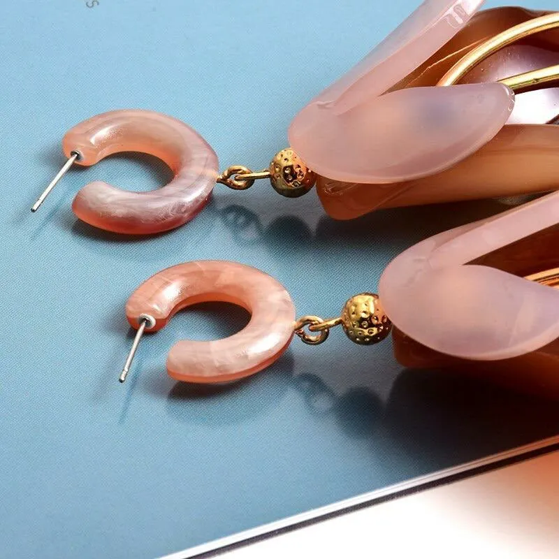 Bloom Flower Statement Earrings