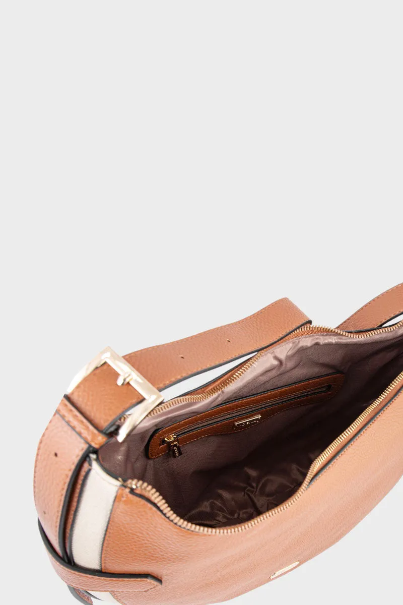 Casual Hobo Hand Bags BH0050-Tan