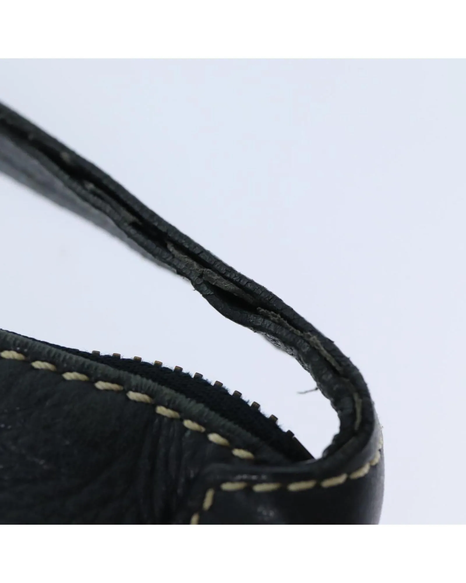CELINE Cabas Phantom Shoulder Bag Navy Blue