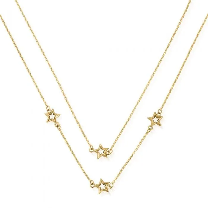 CHLOBO 18K Gold Plated Soul Glow Necklace