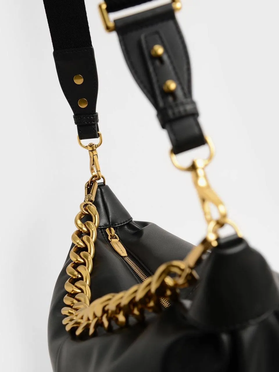 Chunky Chain Link Hobo Bag