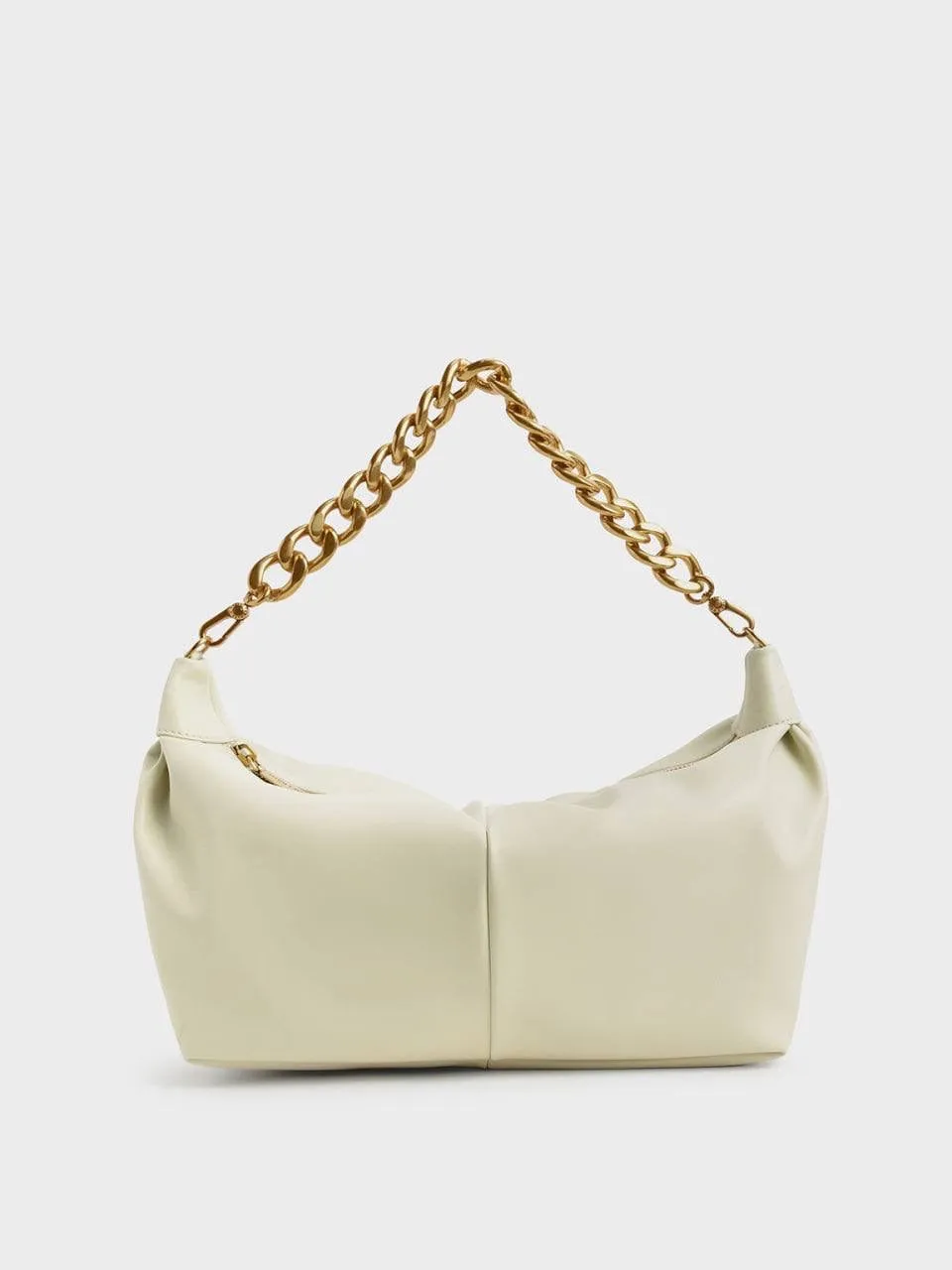 Chunky Chain Link Hobo Bag