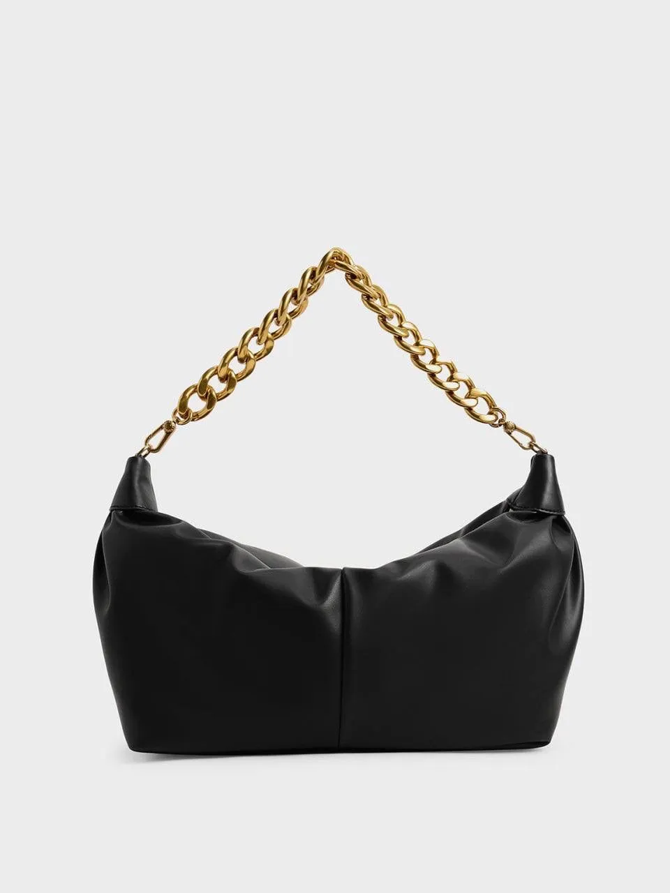 Chunky Chain Link Hobo Bag