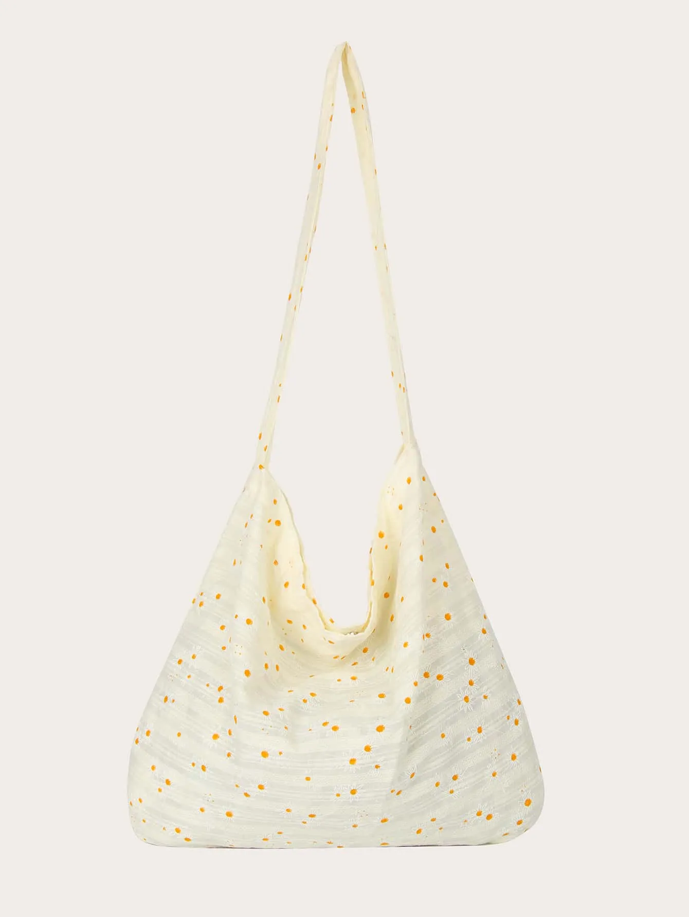 Daisy Pattern Hobo Bag