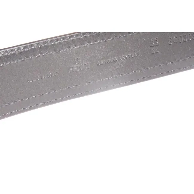 Fendi Black Patent Leather B And Buckles Belt