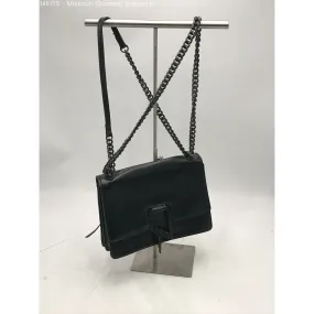 Foley & Corina, black leather, crossbody purse with an envelope top, a back zip pocket and lots of interior pockets.