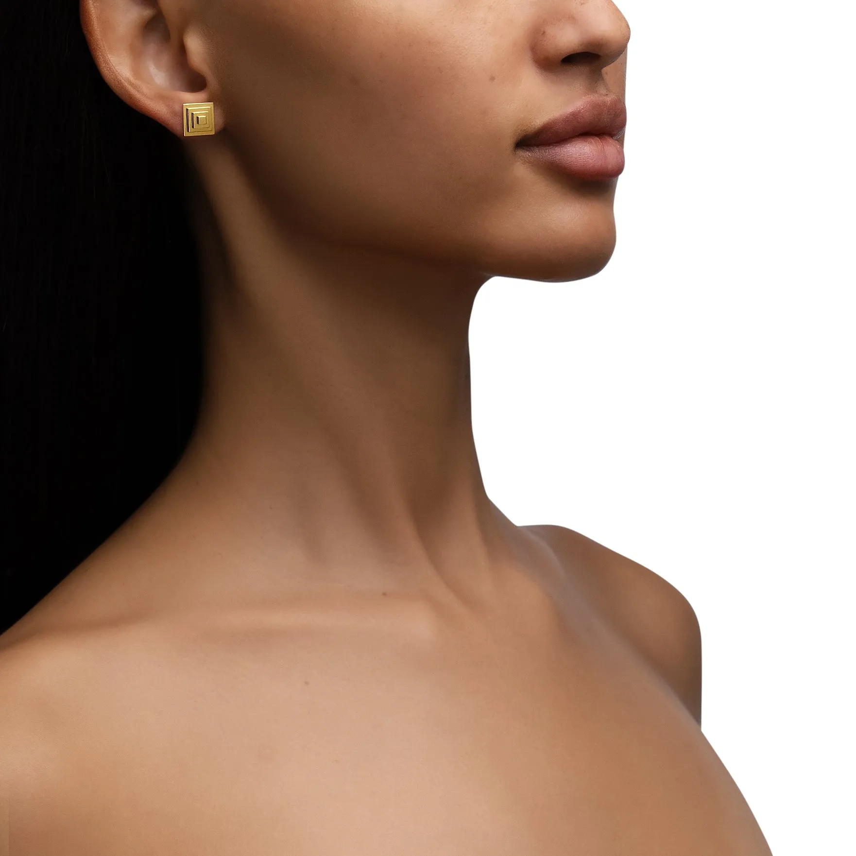 FOUNDATION Stud Earrings Small