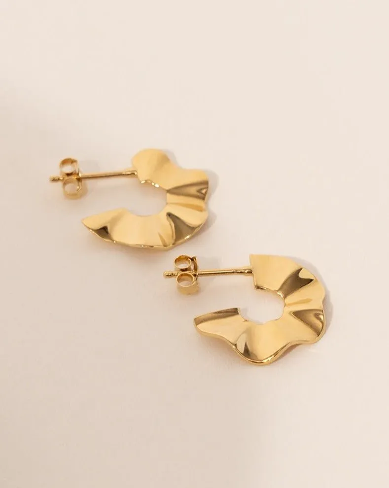 Gold Earring Stud Ambitious