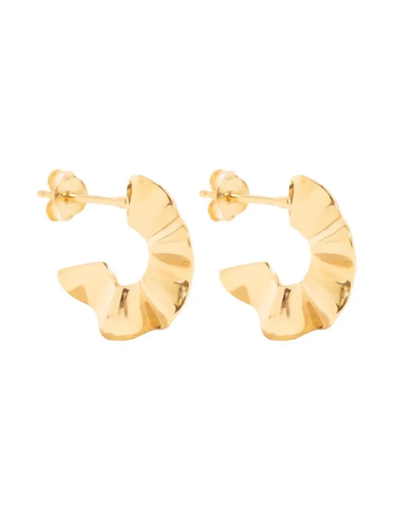 Gold Earring Stud Ambitious