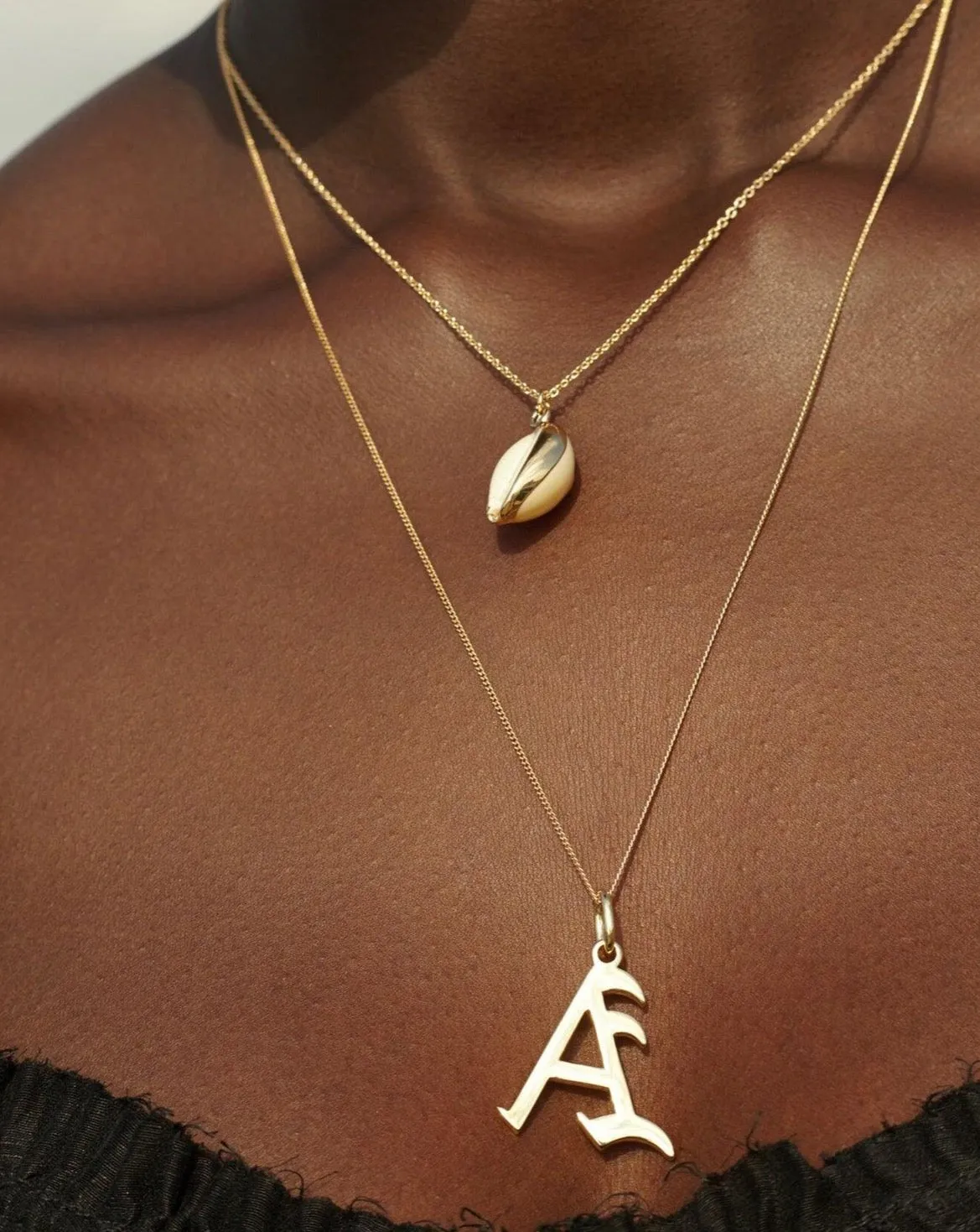 Gold Letter Z Necklace