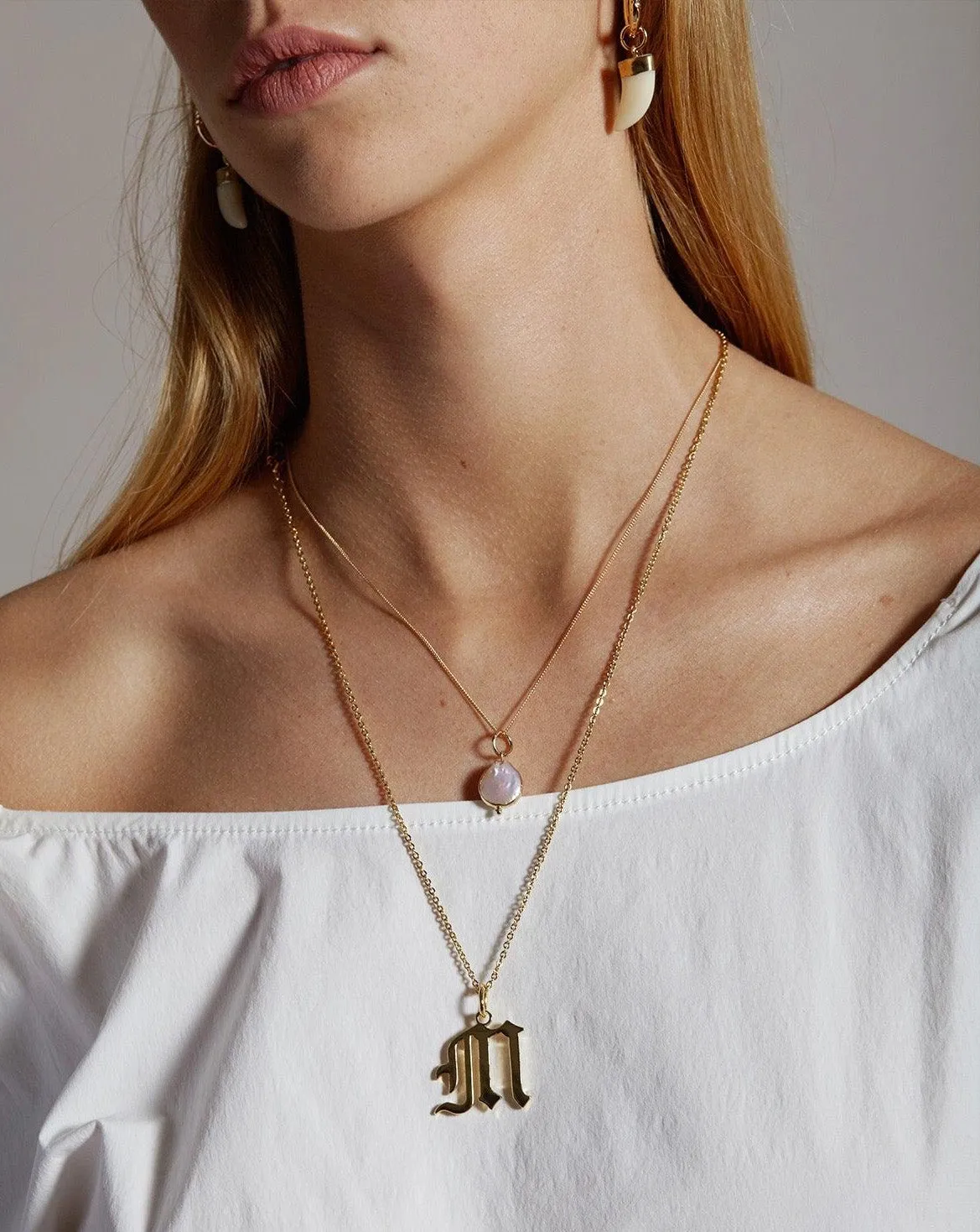 Gold Letter Z Necklace