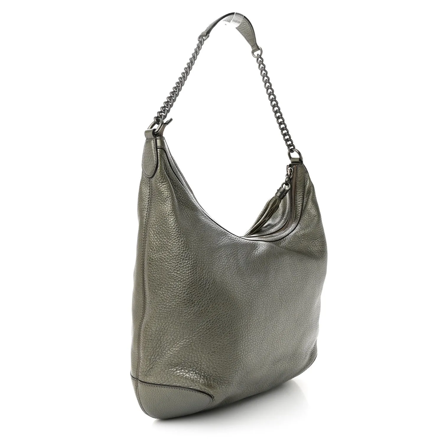Gucci Metallic Pebbled Calfskin Medium