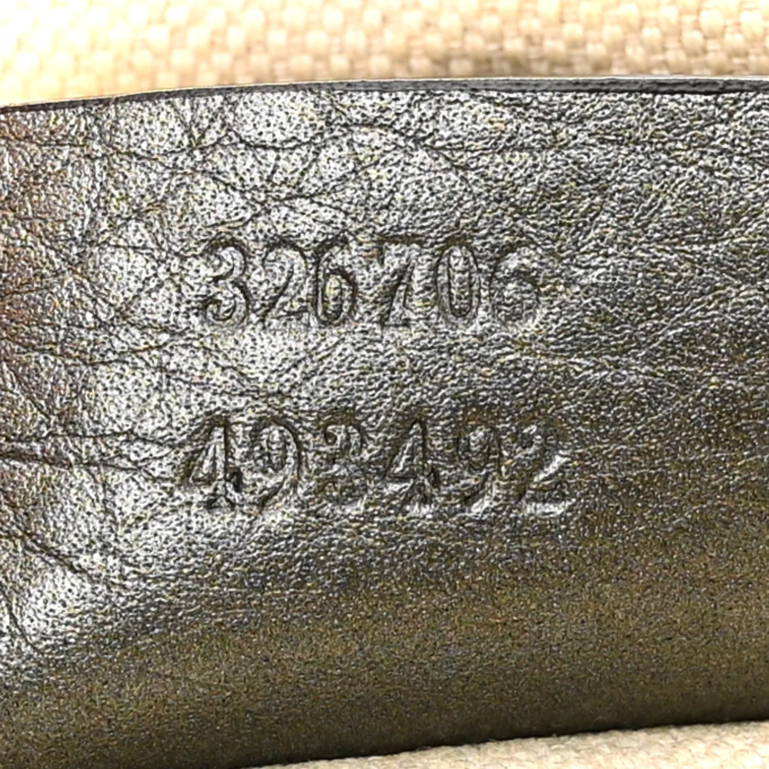 Gucci Metallic Pebbled Calfskin Medium