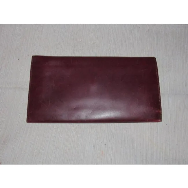 Gucci Super Soft Burgundy Leather With Gold Hardware Vintage Wallet