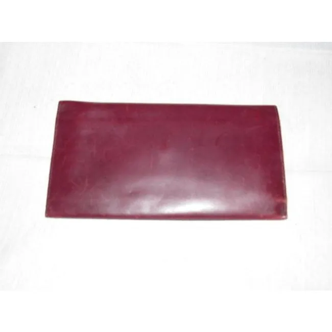 Gucci Super Soft Burgundy Leather With Gold Hardware Vintage Wallet