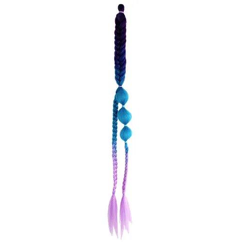 Hair Plaits (Braiding) - Blonde & Blue Ombre Braid