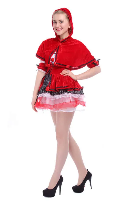Little Red Riding Hood Christmas Cospaly Costume