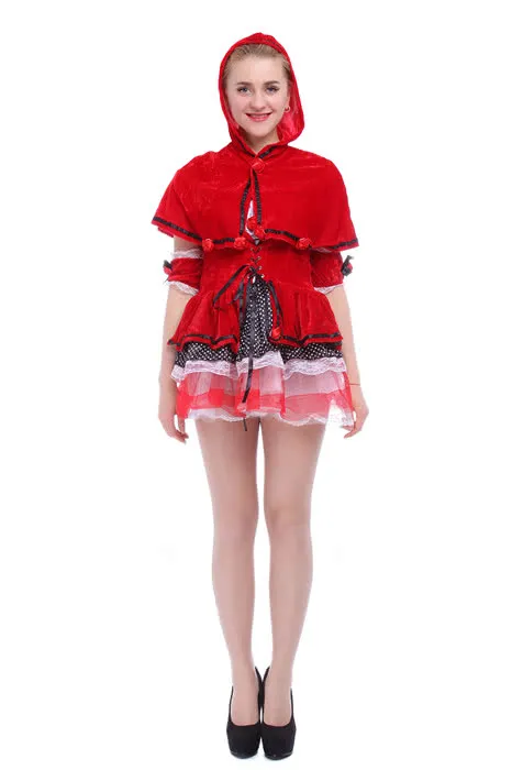 Little Red Riding Hood Christmas Cospaly Costume