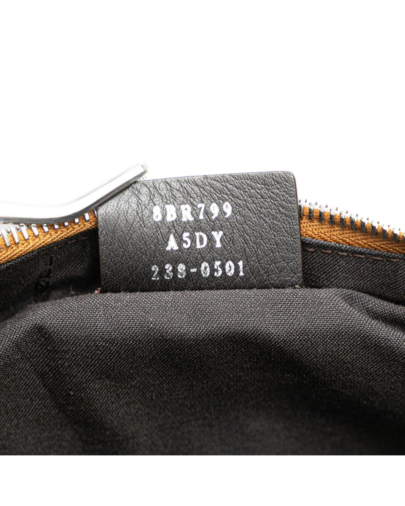 Medium Leather Hobo Bag with Gold-Tone Hardware and Top Zip Closure
