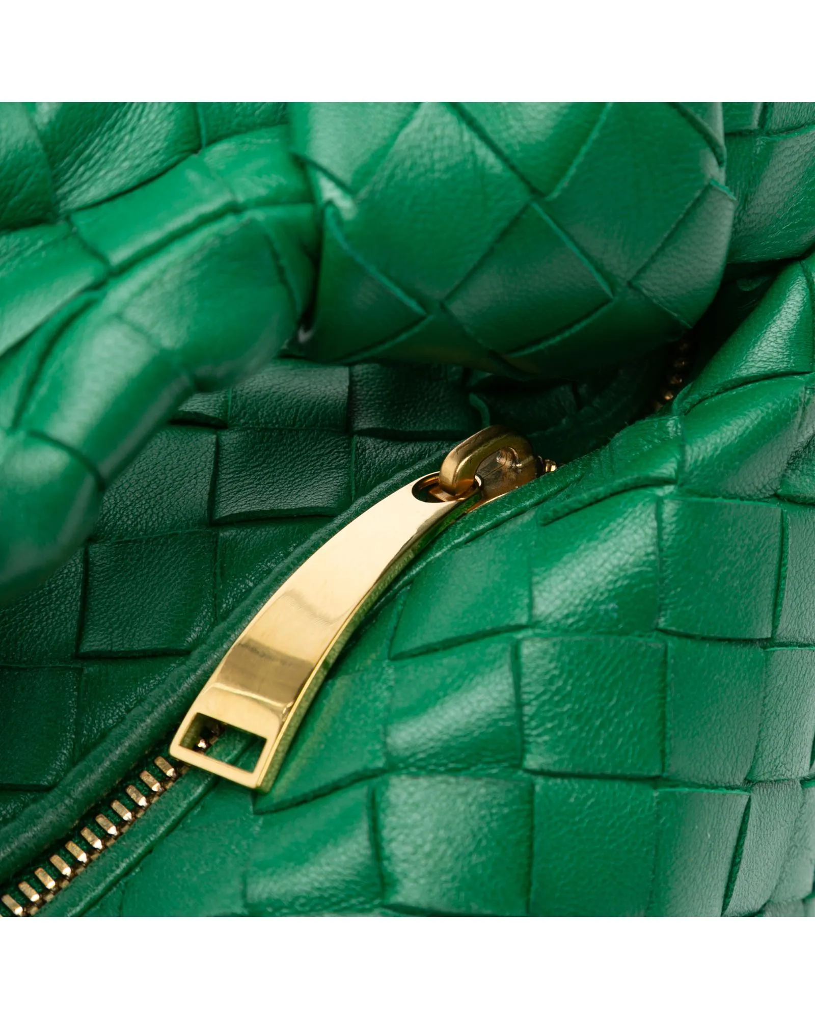 Mini Intrecciato Jodie Woven Leather Shoulder Bag