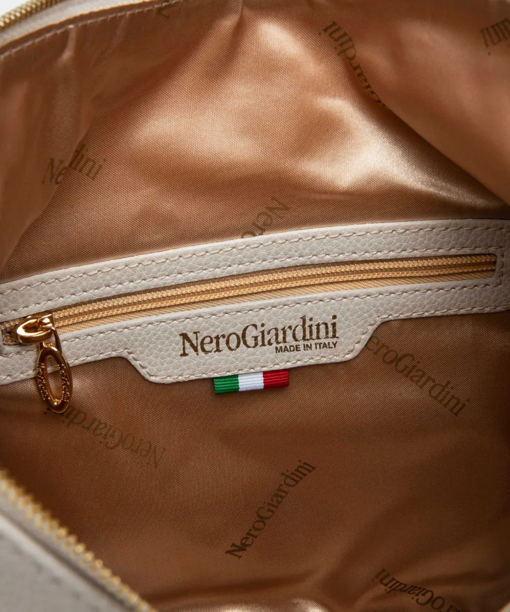 NERO GIARDINI WOMENS HOBO BAG IN WHITE