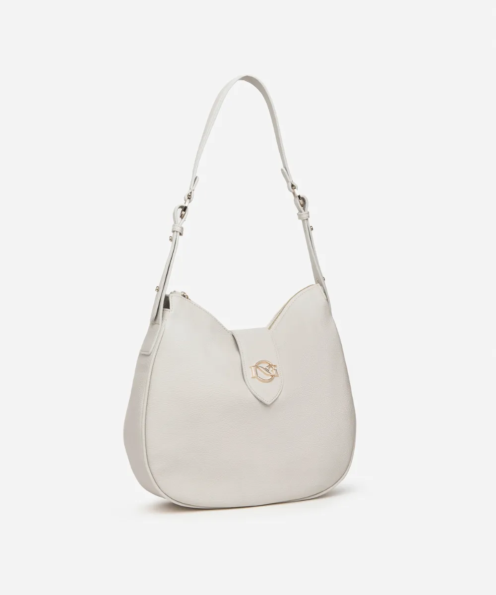 NERO GIARDINI WOMENS HOBO BAG IN WHITE