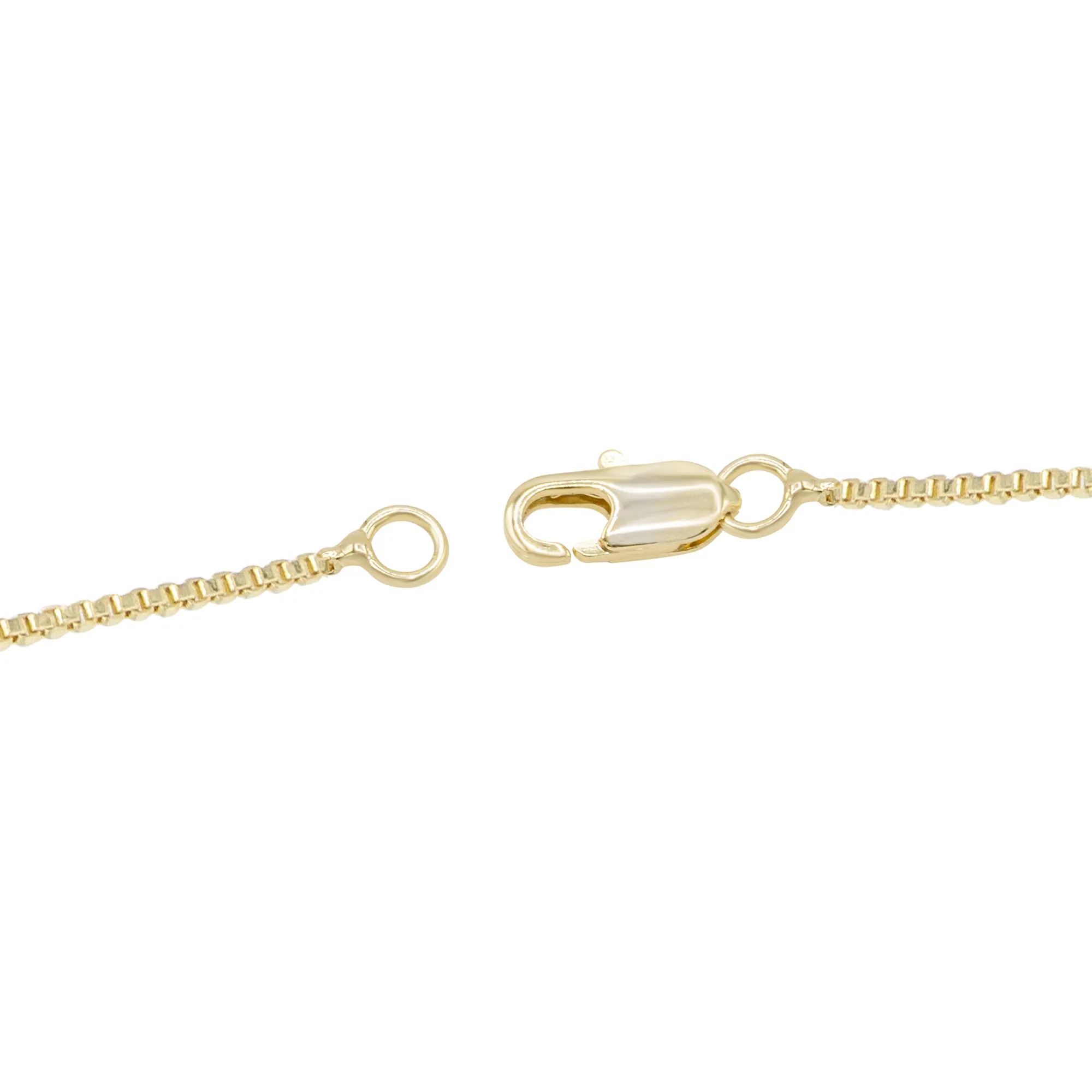 Starfish 2 Cubic Zirconia Pendant With 14K Gold Filled Necklace Set