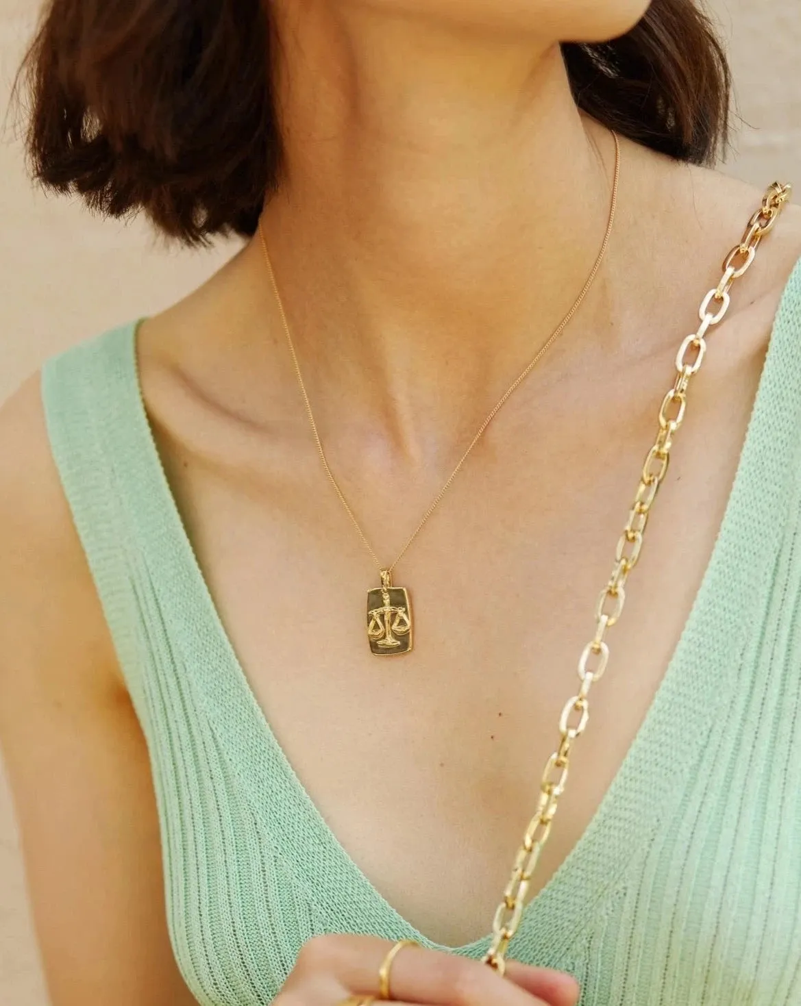 Zodiac Necklace Libra